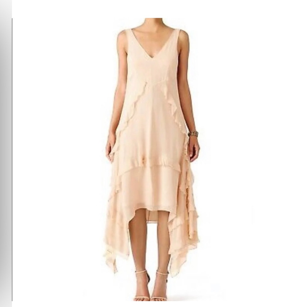NWOT: Elizabeth James Carressa Ruffle Dress 10